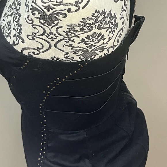 Hype Black Strapless Sheath Dress Cocktail - Picture 4 of 5